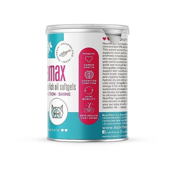 Omegamax Omega 3 For Dogs &Amp; Cats | Fish Oil Softgels 120 X 1000Mg - Image 7