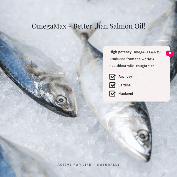 Omegamax Omega 3 Fish Oil Softgels 120S - Image 5